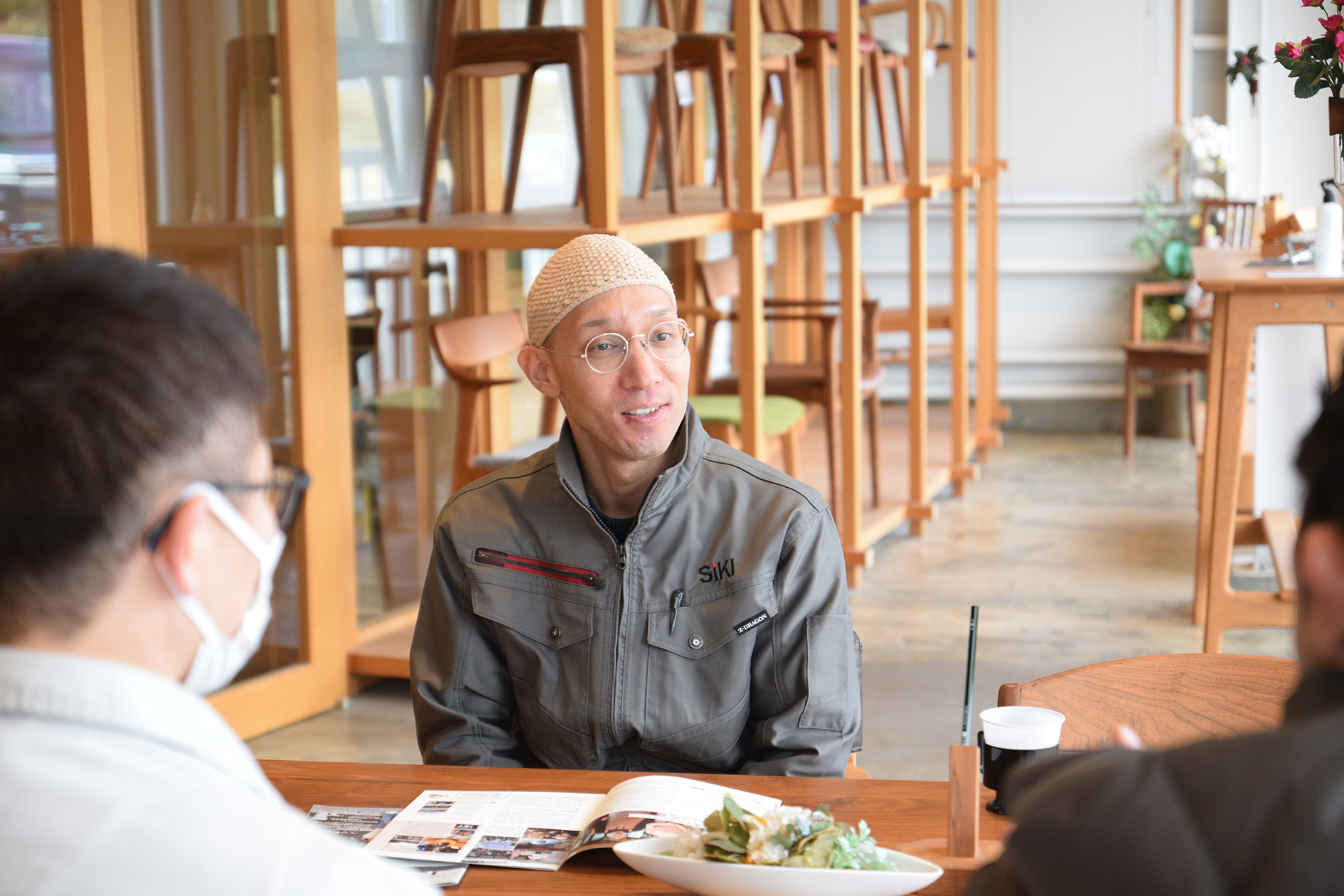 名古屋からモノづくりの世界に飛び込んだ「シキファニチア」福田さんの取材風景