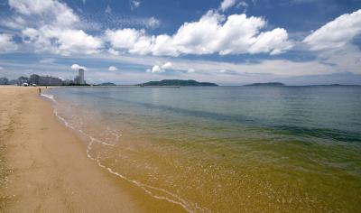 シーサイド百道の海岸線