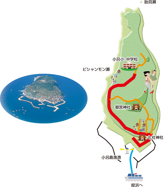 小呂島地図